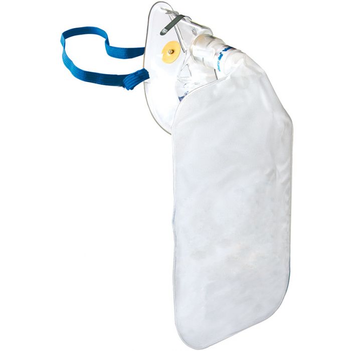 Маска Flexicare киснева нереверсивна для дорослих з головним тримачем та кисневою трубкою