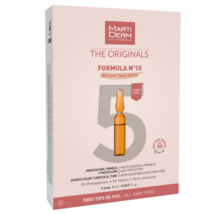 Ампули Martiderm (Мартідерм)  Formula №10 HD Color Touch SPF30 5х2мл