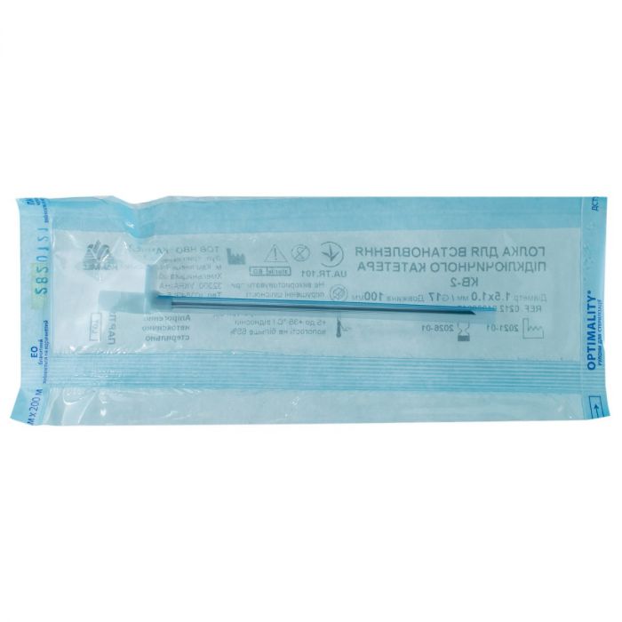 Голка для встановлення підключичного катетера КВ-1