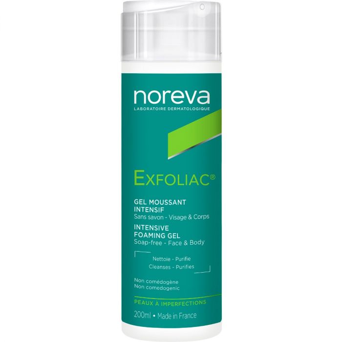 Гель Noreva (Норева) Exfoliac Nettoyant Extra AHA очищуючий гель 200 мл