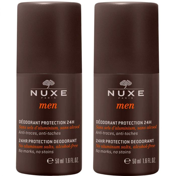Дезодорант Nuxe (Нюкс) Men Duo кульковий, 2x50 мл - фото №1 Дезодорант Nuxe (Нюкс) Men Duo кульковий, 2x50 мл