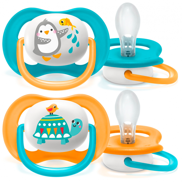 Пустушка Avent (Авент) Animal 6-18 місяців для хлопчиків 2 шт