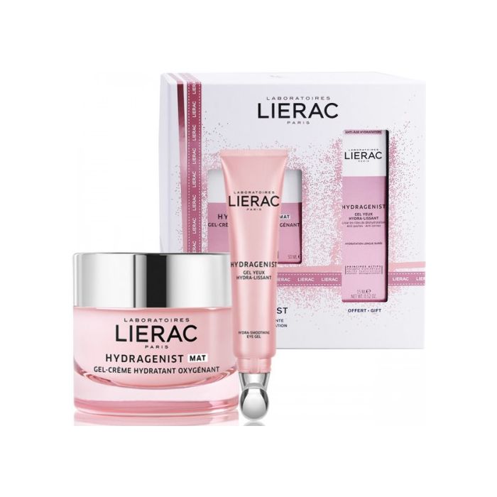 Набір Lierac Hydragenist (крем-гель 50 мл + крем для контуру очей 15 мл)