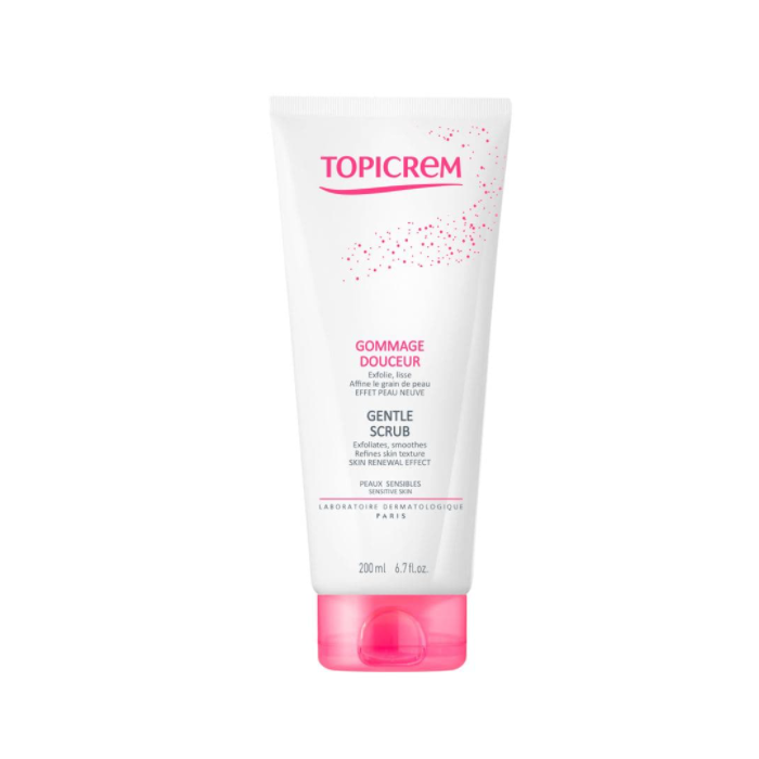 Скраб Topicrem Ніжний для чутливої шкіри тіла та обличчя 200 мл
