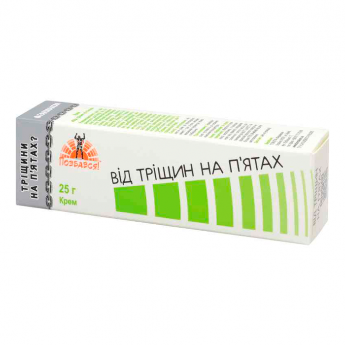 Крем зволожуючий від тріщин в ступнях 25 г