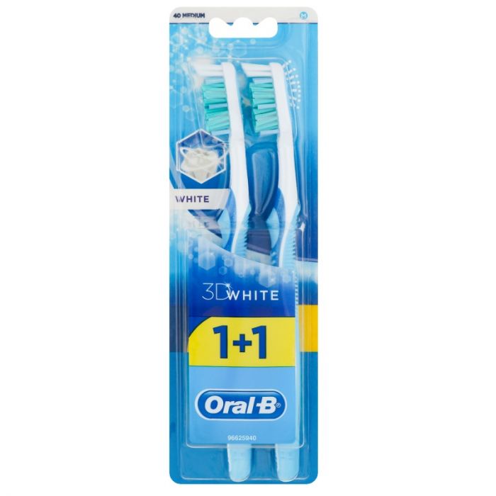 Зубна щітка Oral-B 3D White 40 м