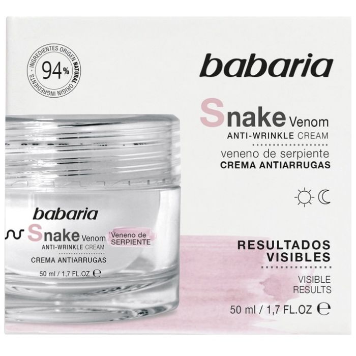 Крем Babaria (Бабарія) проти зморшок зі зміїною отрутою 50 мл