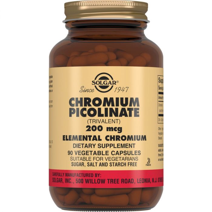 Solgar Піколінат хрому капсули №90