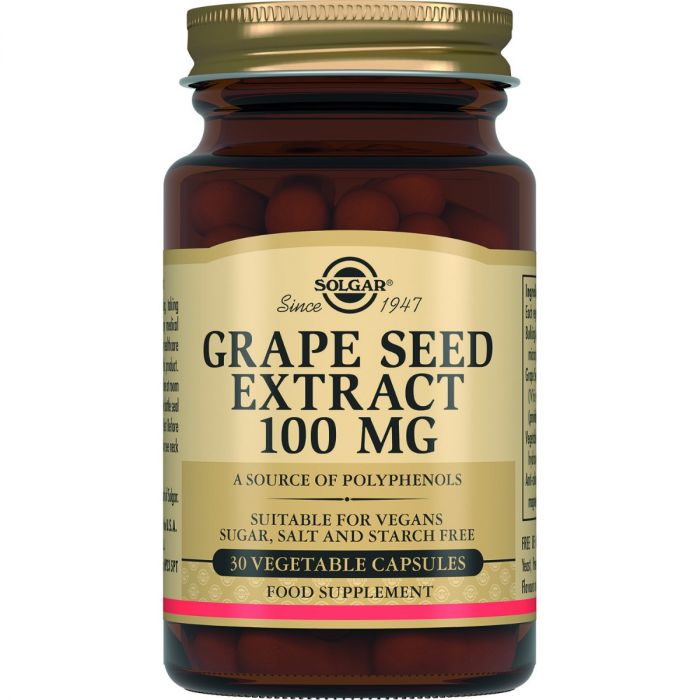 Solgar Виноградних кісточок екстракт капсули №30