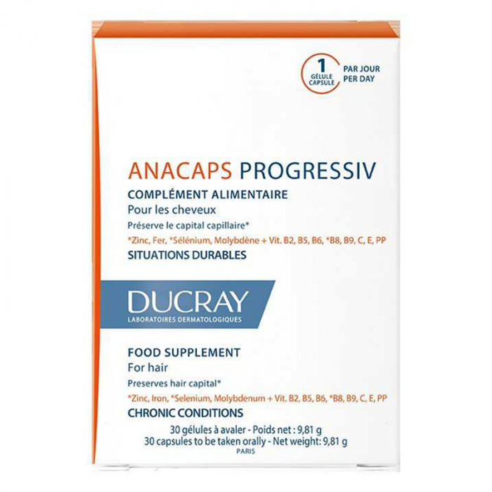 Дієтична Добавка харчова Ducray (Дюкрей) Анакапс Прогресив №30