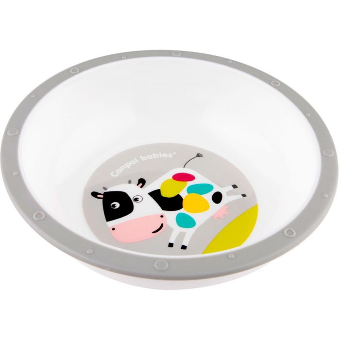 Тарілка Canpol babies антиковзна, в асортименті, 1 шт. (4/416)