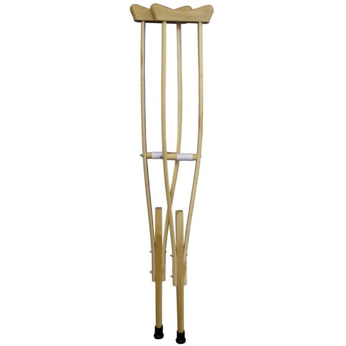 Милиці пахвові для дорослих, дерев'яні, пара