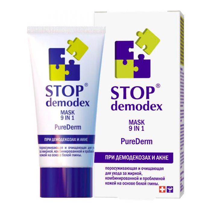 Маска для обличчя Stop Demodex Pure Derm 9 1, 50 мл