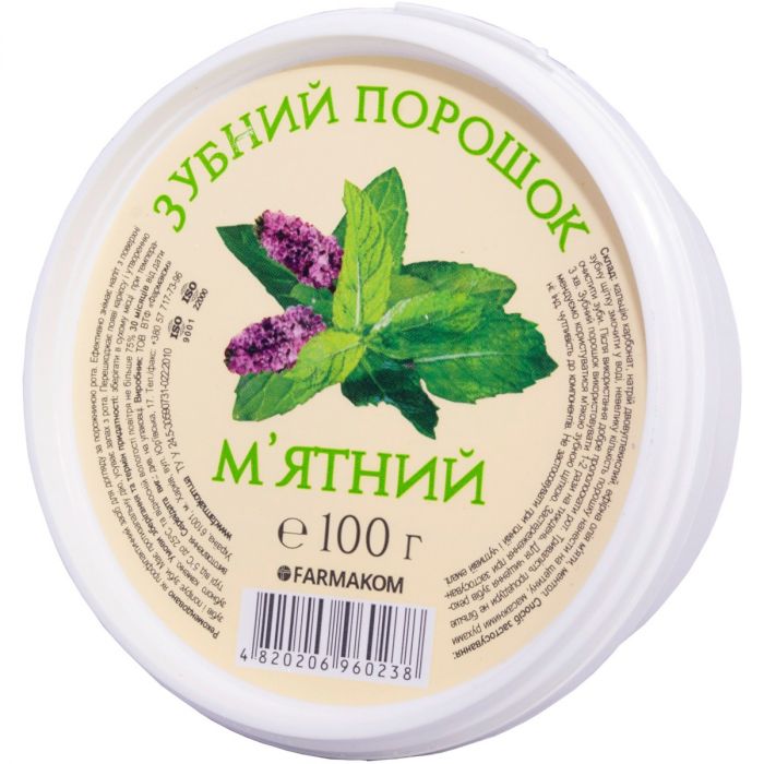 Зубний порошок М'ятний, 100 г