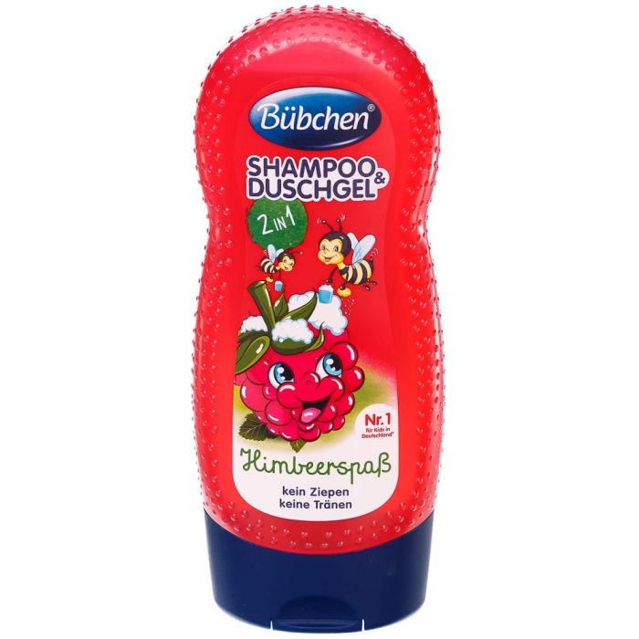 Шампунь і гель для душу Bubchen малина 230 мл
