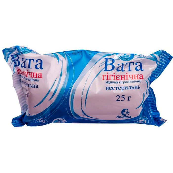 Вата нестерильна ролик 25 г