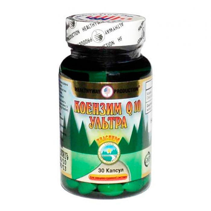 Коензим Q10 ультра капсули №30 - фото №1 Коензим Q10 ультра капсули №30