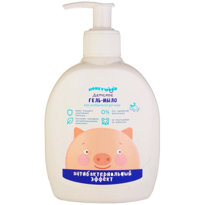 Гель-мило дитяче Honeywood з антибактеріальним ефектом 300 мл