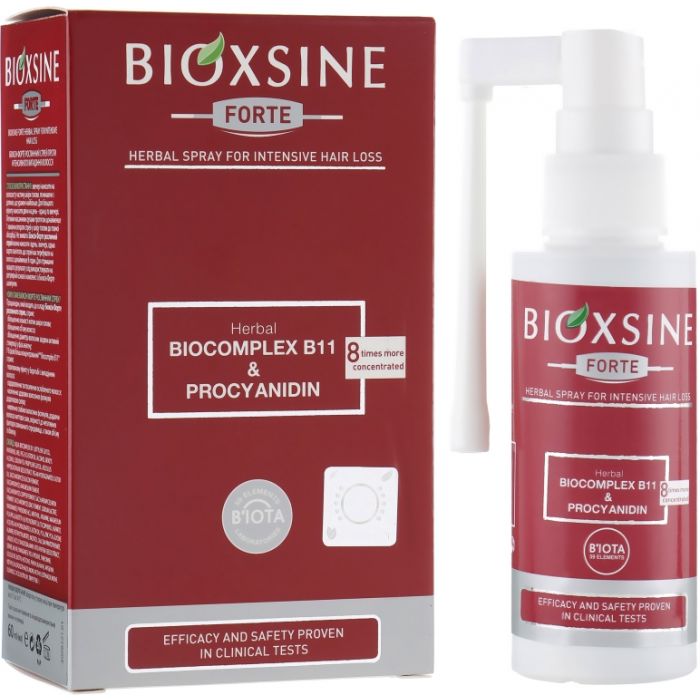 Спрей Bioxsine Derma Gen Форте проти інтенсивного випадання волосся 60 мл - фото №1 Спрей Bioxsine Derma Gen Форте проти інтенсивного випадання волосся 60 мл
