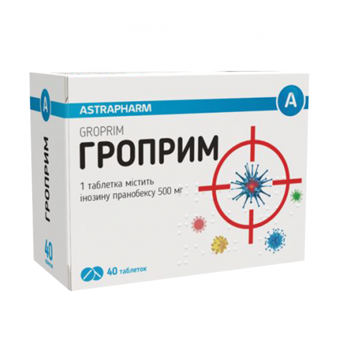 Гроприм 500 мг таблетки №40