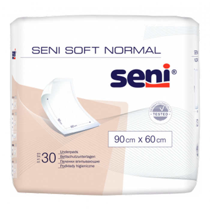 Пелюшки для дорослих Seni Soft Normal поглинаючі 60 х 90 см №30