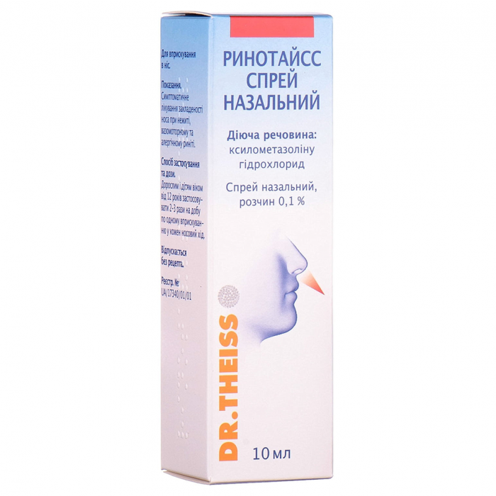 Ринотайсс спрей назальний 10 мл