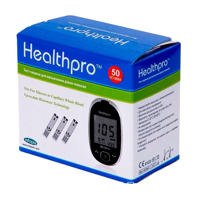Тест-полоски Healthpro TM 50шт