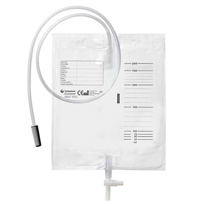 Сечоприймач Конвін Стандарт приліжковий 1500 мл/90 см дренаж трубка №10