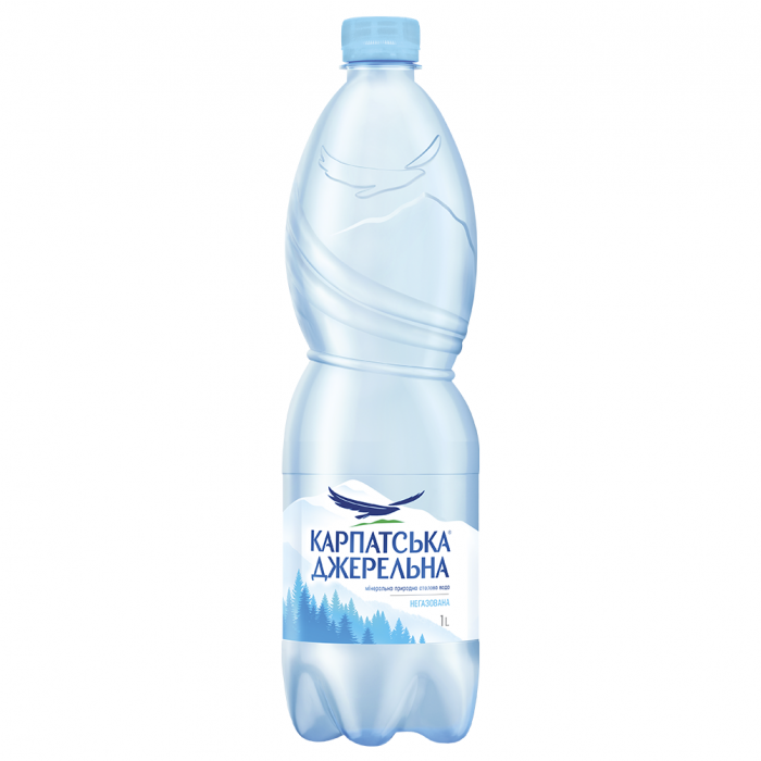 Вода мінеральна Карпатська Джерельна негазована 1 л