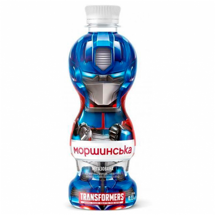Вода мінеральна Моршинська негазована Трансформери 0,33 л