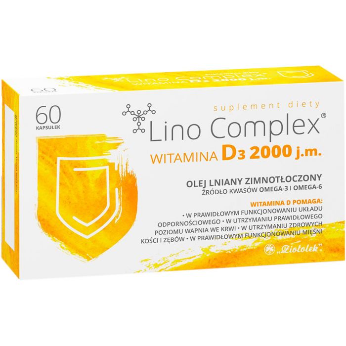 Вітамін D3 2000 МО Lino Complex капсули №60