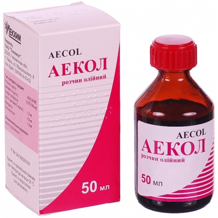 Аекол розчин олійний 50 мл