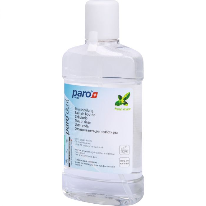 Ополіскувач ротової порожнини Paro Swiss dent з амінофторидом, 500 мл