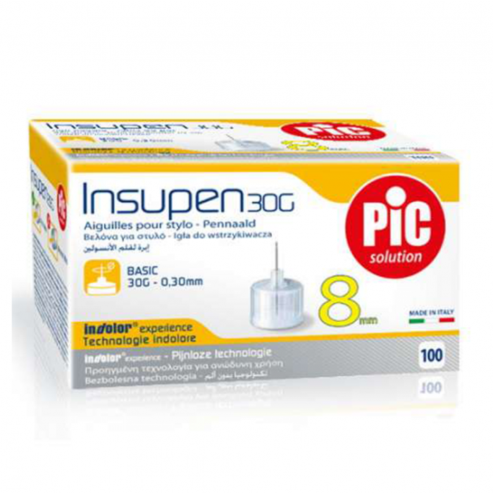Голка інсулінова Insupen (Інсупен) 30Gx8М №100