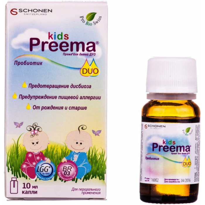 Према Kids DUO краплі з піпеткою 10 мл