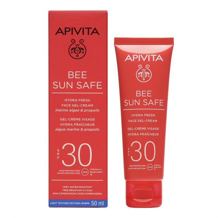 Гель-крем Apivita (Апівіта) Bee Sun Safe сонцезахисний для обличчя SPF30 50 мл