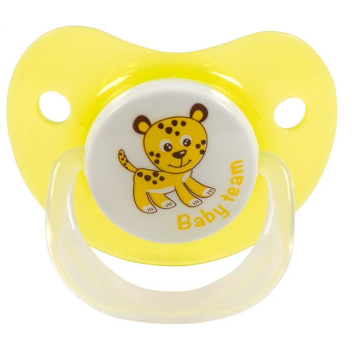 Пустушка силіконова ортодонтична 0+ Baby Team (3001)