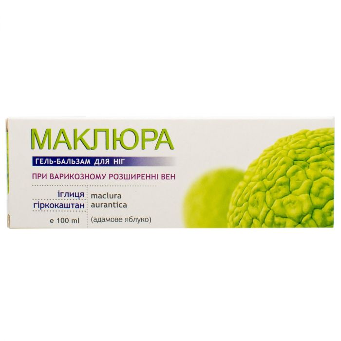 Гель-бальзам Маклюра для ніг ( Іглиця, гіркокаштан)100мл