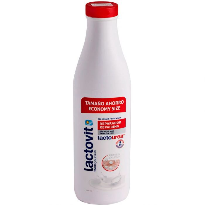 Гель для душу Lactovit (Лактовіт) Lactourea з протеїнами, 1000 мл