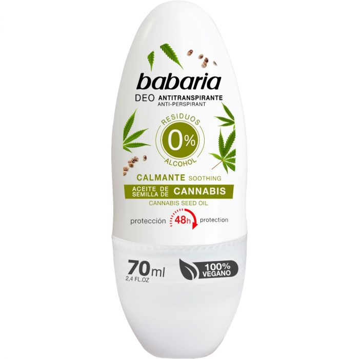 Дезодорант антиперспірант Babaria (Бабарія) олія насіння канабісу 70 мл