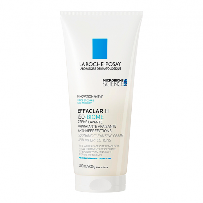 Крем-гель La Roche-Posay (Ля Рош-Позе) Effaclar очищуючий заспокійливий для зневодненої чутливої шкіри обличчя та тіла 200 мл