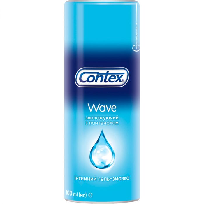 Гель-змазка Contex Wave зволожуючий з пантенолом, 100 мл