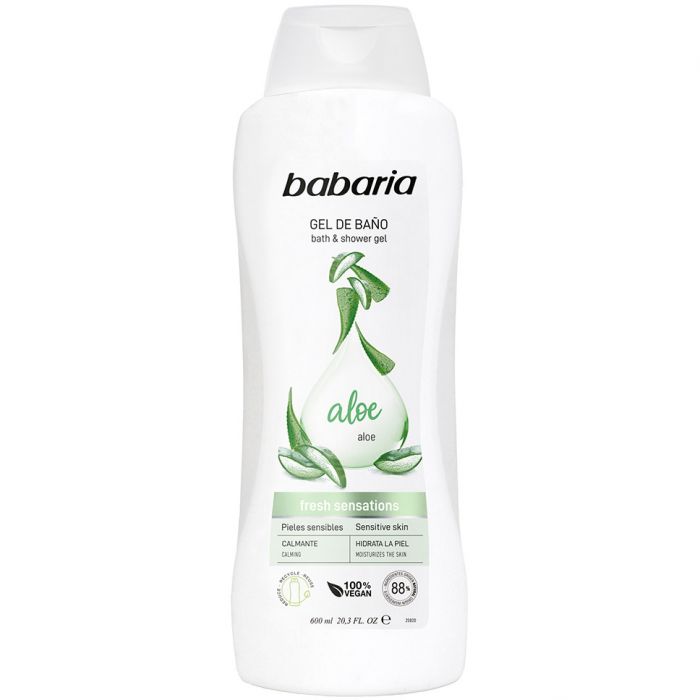 Гель Babaria (Бабарія) для ванни та душу алое вера 600 мл