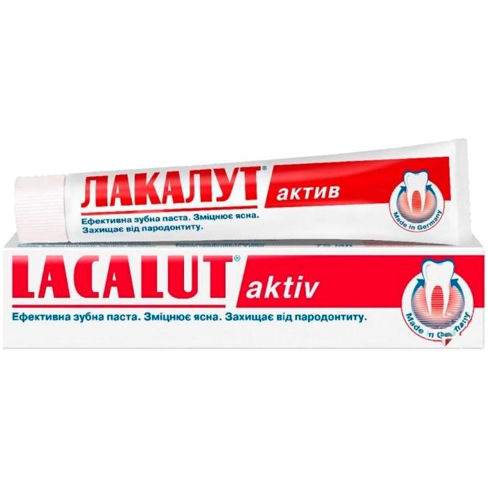 Зубна паста Lacalut Aktiv 50 г - фото №1 Зубна паста Lacalut Aktiv 50 г