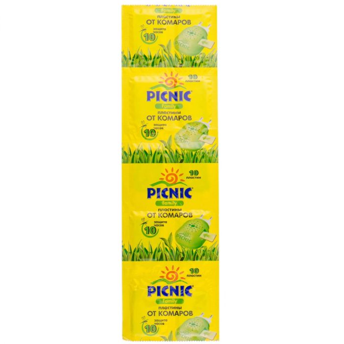 Пластини Picnic Family від комарів №10