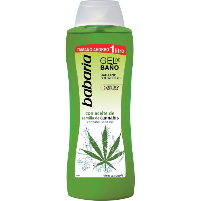 Гель Babaria (Бабарія) олія насіння канабісу для ванни та душу 1000 мл