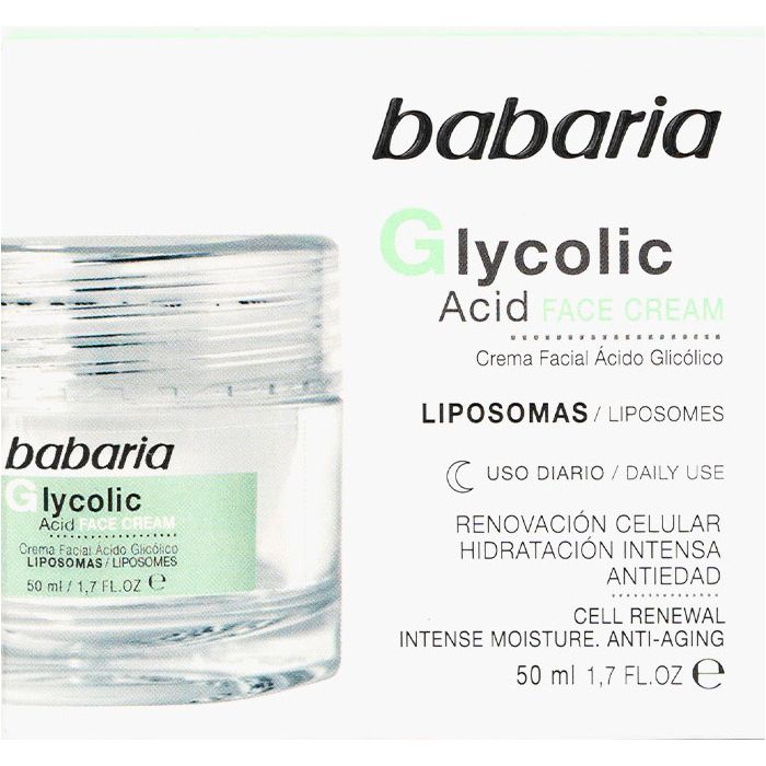 Крем Babaria (Бабарія) з гліколевою кислотою для регенерації шкіри 50 мл