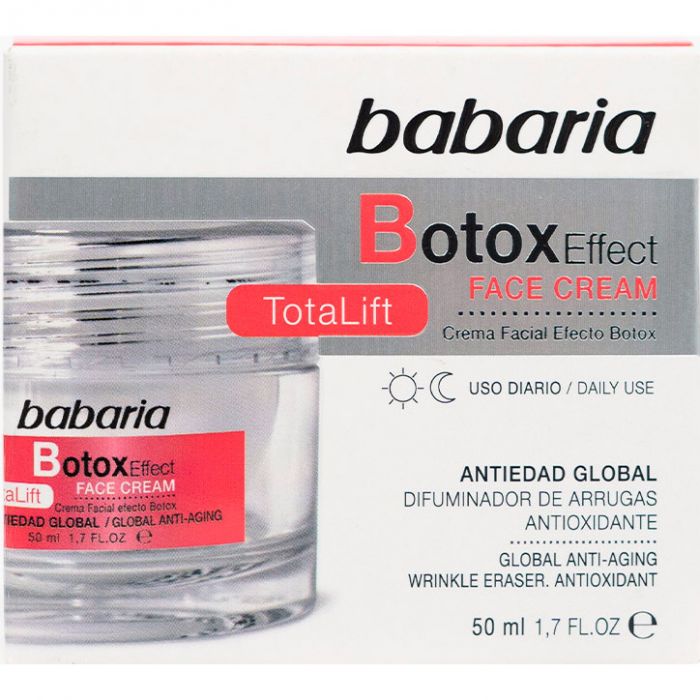 Крем для обличчя Babaria (Бабарія) Botox Effect з ефектом ботоксу, 50 мл