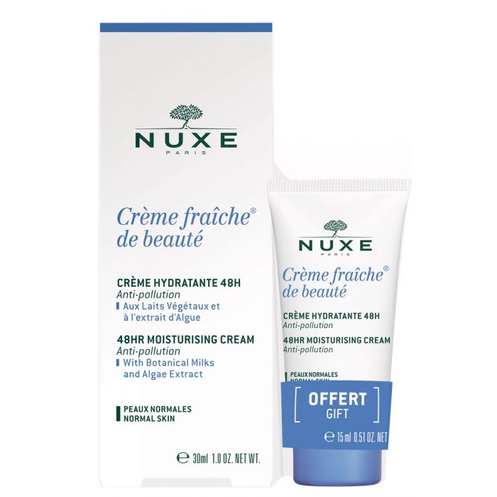 Набір Nuxe (Крем-фреш зволожующий 30 мл+ 15 мл в Подарунок) 