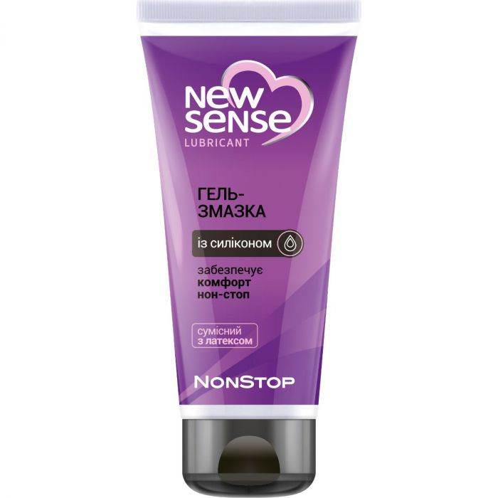 Гель-змазка New Sense з силіконом, 100 мл